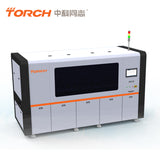 Inline vacuum reflow oven